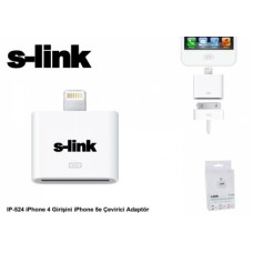 S-link IP-524 iPhone 4 Girişini iPhone 5e Çevirici Adaptör