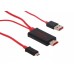 S-link MHL-50 MHL to HDMI + Mikro 5 pin S2 + Not Usb Şarj Konnektör