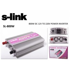 S-link SL-800W 800W Çakmaktan Power Inverter
