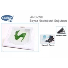 Addison ANC-59D Kademeli Beyaz Notebook Soğutucu Stand