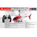 Asonic S107G Kırmızı Helikopter
