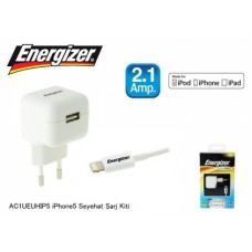 Energizer AC1UEUHIP5 iPhone5 2100MA Seyahat Şarj Kiti