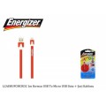 Energizer LCAEHUFCMCRD2 1m Kırmızı USB To Micro USB Data + Şarj Kablosu