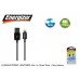Energizer LCAEHUSYIPBK2 LIGHTNING Usb 1m Siyah Data + Şarj kablosu
