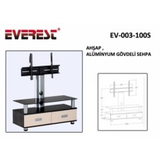 Everest EV-003-100S 100cm Ahşap Lcd Tv Sehpası