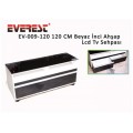 Everest EV-009-120 120cm Beyaz İnci Ahşap Lcd Tv Sehpası