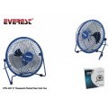 Everest EFN-487 6 Masaüstü Metal Mavi Usb FAn