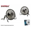 Everest EFN-487 6 Masaüstü Metal Siyah Usb Fan