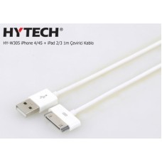Hytech HY-W305 iPhone 4/4S + iPad 2/3 1m Çevirici Kablo
