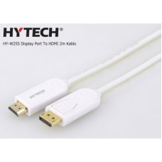 Hytech HY-W255 Display Port To HDMI 2m Kablo