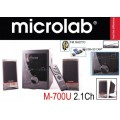 Microlab M700U 2+1 48W RMS Usb+SD+Fm Destekli Speaker