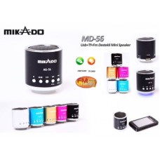 Mikado MD-56 Mavi SD+Fm destekli Mini Speaker