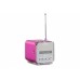 Mikado MD-404 Pembe/Kırmızı Usb + McSD+Fm Destekli Müzik Kutusu