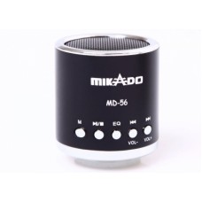 Mikado MD-56 Siyah SD+Fm destekli Mini Speaker