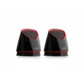 Mikado MD-158 2.0 Siyah/Kırmızı USB Speaker