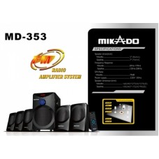 Mikado MD-353 5+1 Usb+SD+FM Destekli Multimedia Speaker