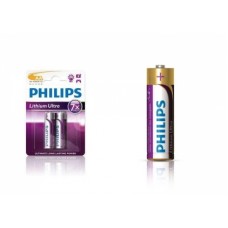 Philips FR6LB2A/10 Lithium Ultra AA 2 li Pil