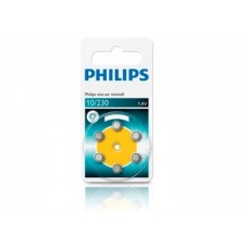 Philips ZA10B6A/10 Minicell Çinko 10 1.4V 6 lı Pil