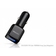 Philips DLV2201/17 Usb 1000MA Araç Şarj Adaptörü