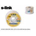 S-link SL-RG6-20 100mt RG6 1.0CCS+ 64*0.12 CCA+6.9OD Gold Anten Kablosu