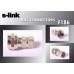 S-link SL-F186 18mmx8 RG6 50 Li Paket Erkek Connector