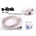 S-link SL-169 IEEE1394 6PİN TO 9PİN 1.5m Firewire Kablosu S-link SL-169 IEEE1394 6PİN TO 9PİN 1.5m Firewire Kablosu
