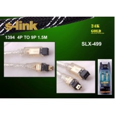 S-link SLX-499 1394 4PİN TO 9PİN 1.5m Kablosu