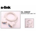 S-link SL-DB90F 9PINF/9PINF 1.5m RS232 Kablosu