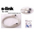 S-link SL-199 IEEE1394 9PİN TO 9PİN 1.5m Firewire Kablosu S-link SL-199 IEEE1394 9PİN TO 9PİN 1.5m Firewire Kablosu