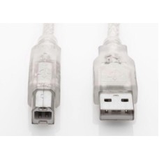 S-link SL-U2007 Usb2.0 7m Şeffaf Yazıcı Kablo