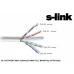 S-link SL-CAT707BK 305m 0.55mm 23 AWG Full Bakır UTP CAT6 Kablo