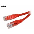 S-link SL-6RD50 5m Bakır Kırmızı Pac CAT6 Kablo