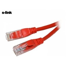 S-link SL-6RD50 5m Bakır Kırmızı Pac CAT6 Kablo