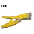 S-link SL-6YL50 5m Bakır Sarı Pac CAT6 Kablo