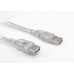 S-link SL-AF2010 Usb2.0 10m Şeffaf Uzatma Kablo