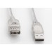 S-link SL-AF2007 Usb2.0 7m Şeffaf Uzatma Kablo
