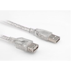 S-link SL-AF2003 Usb2.0 3m Şeffaf Uzatma Kablo