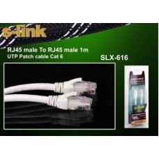 S-link SLX-616 1m Utp Patch CAT6 Kablo