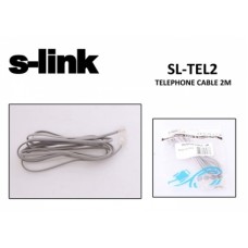 S-link SL-TEL2 2m Telefon Poşet Kablo