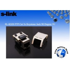 S-link SL-KS20 FTP CAT5E Kestone Jack3U 90 De