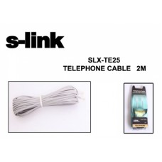 S-link SLX-TE25 2m Telefon Bilister Kablo