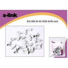 S-link SLX-992 RJ-45 25lik Kılıflı Jack