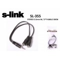 S-link SL-355 0.3m DC3.5M/2F Kablo