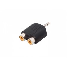 S-link SL-DC214 3.5 to 2 RCA F Stereo 25 li Paket Adaptör