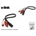 S-link SL-RCA35 15cm 3.5mm Stereo to 2 RCA Kablosu