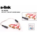 S-link SL-DCR36 DC3.5/F to RCA/M*6 Kablosu
