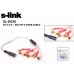 S-link SL-DCR36 DC3.5/F to RCA/M*6 Kablosu