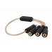 S-link SL-DC53 DC3.5/M To DC3.5/F 3 Lü Ses Çoklayıcı Kablo