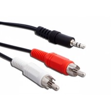 S-link SL-875 5m 3.5mm/M To 2*RCA/M Ses Kablosu