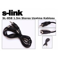 S-link SL-858 1.5m Stereo Uzatma Kablosu